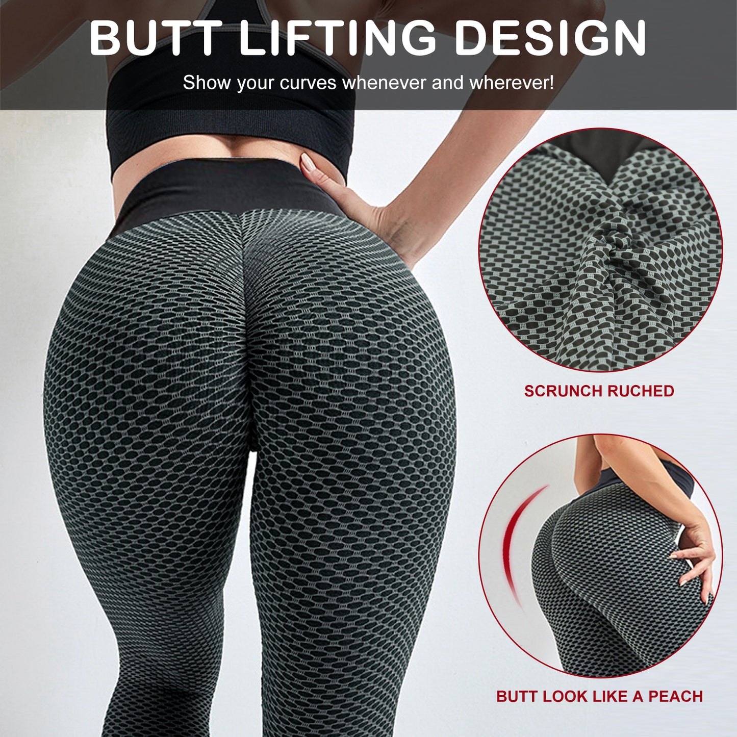 TIK Tok Leggings Women Butt Lifting Workout Tights Plus Size Sports High Waist Yoga Pants Small Amazon Banned - Better Life