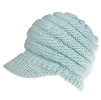Women Ponytail Beanies Autumn Winter Hats Female Soft Knitting Caps Warm Ladies Skullies - Better Life