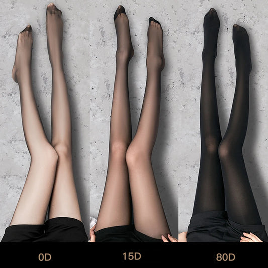 Silk Pantyhose Black Stockings Leggings Hosiery Slim Breathable